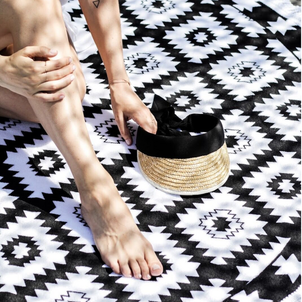 Aztec 100% Cotton Round Beach Towel Towels & Washcloths