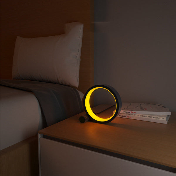 Colourful Smart Led Night Light Music Rhythm Induction Round Lamp