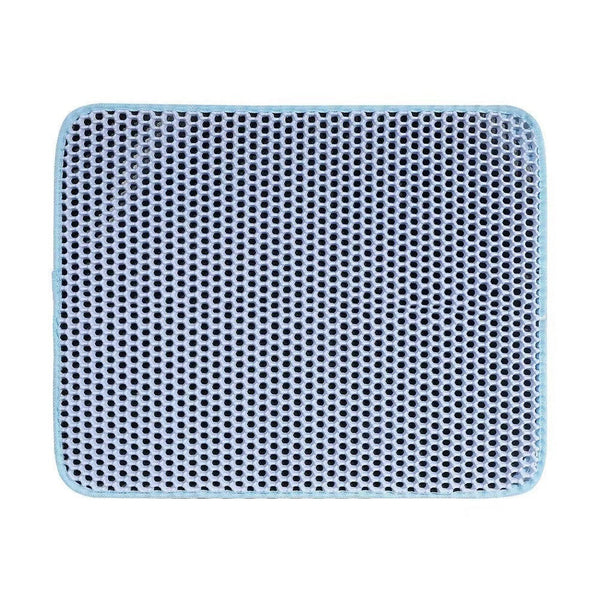 Cat Litter Mat Pet Solid Color Waterproof Easy Clean Scatter Litter Tray Accessories