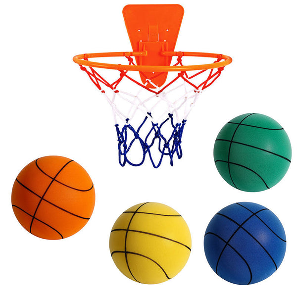 Silent High Density Foam Sports Ball Indoor Mute Basketball Soft Elastic Basketballs