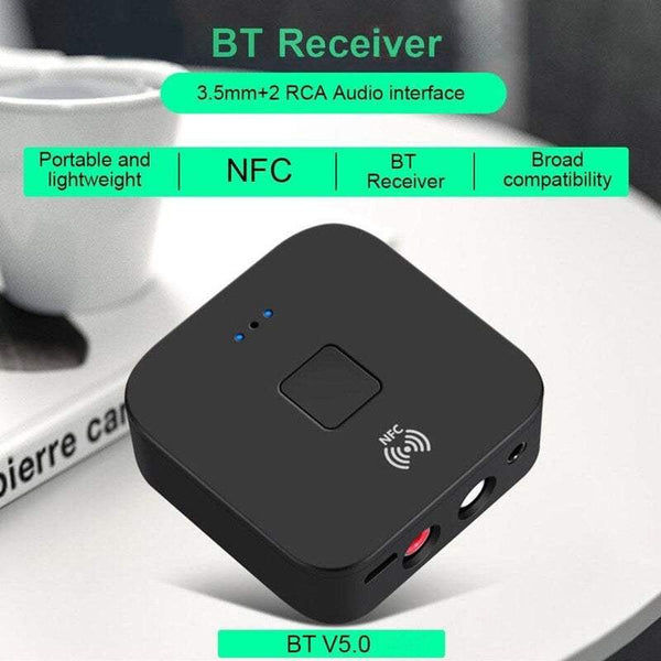Car Audio Accessories B11 Bluetooth 5.0 Receiver Wireless Adapter With Microphone Aux Out For Headphones Stereo System Other Car Audio