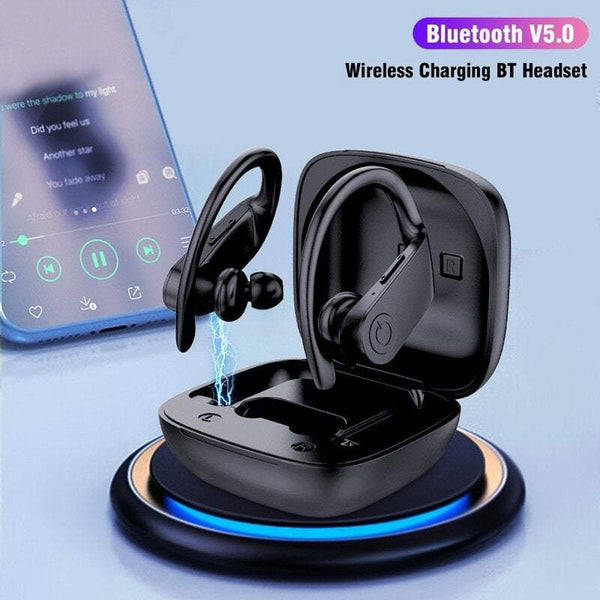 Headset Ear Microphones Led Display Bluetooth Wireless Earphones Headphones Headsets & Earpieces