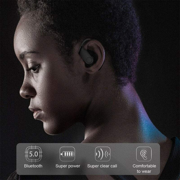 Headset Ear Microphones Led Display Bluetooth Wireless Earphones Headphones