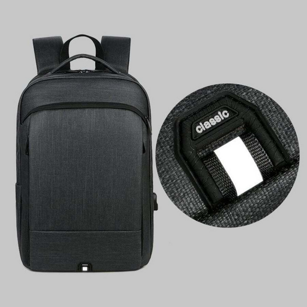 Backpack Man Business Waterproof Waxy Glue Rucksack Multifunctional Usb Charging Backpacks