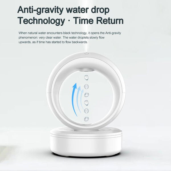 Anti Gravity Air Humidifier Mute Countercurrent Levitating Water Drop Humidifiers