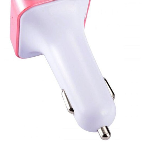 B2 Car Bluetooth Fm Transmitter Hands Free Mp3 Player Dual Usb Charger Rose Gold Transmitters