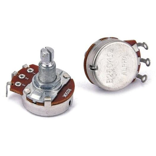 B250k Pots Guitar Potentiometer Long Shaft Silver Guitar Parts