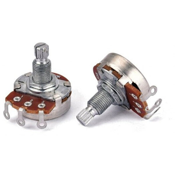 B250k Pots Guitar Potentiometer Long Shaft Silver Guitar Parts