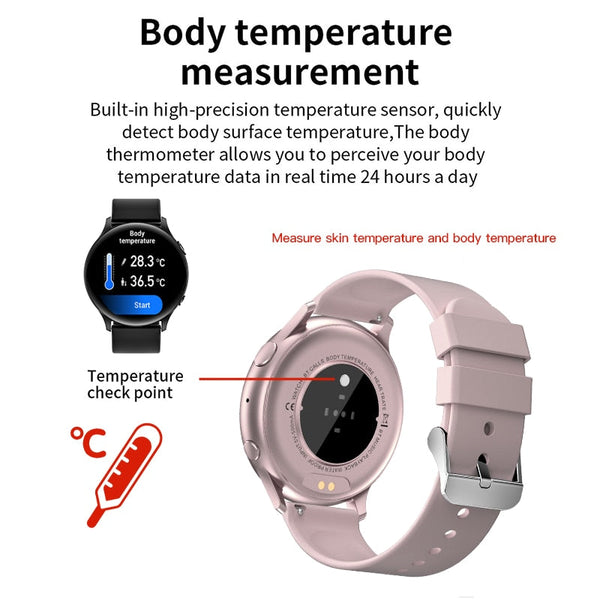 Voice Calling Smart Watch Women Bluetooth Fitness Heath Activity Tracker