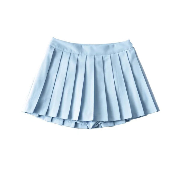 Skirts Girls Pleated Skirt Women's Summer Short Korean Style High Waist A Line