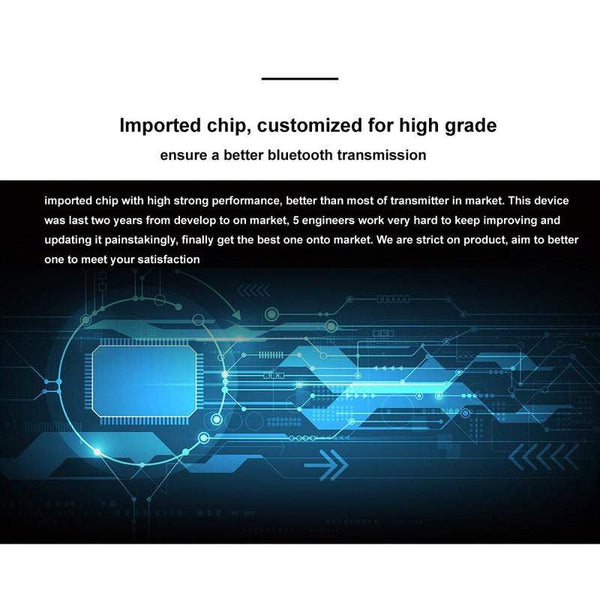 Audio Transmitters Receivers Black Usb Charging B5 Bluetooth Wireless Stereo Adapter 3.5Mm Output Antenna