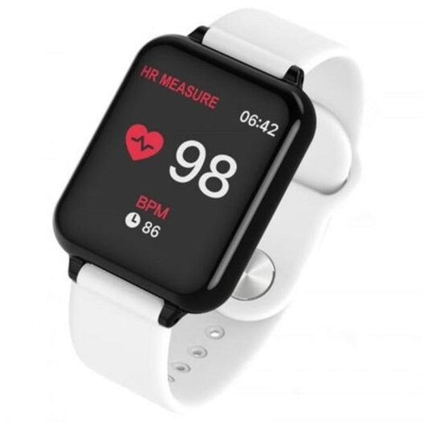 B57 Fitness Tracker Smartwatch Waterproof Sport For Ios Android Phone Heart Rate Monitor Black