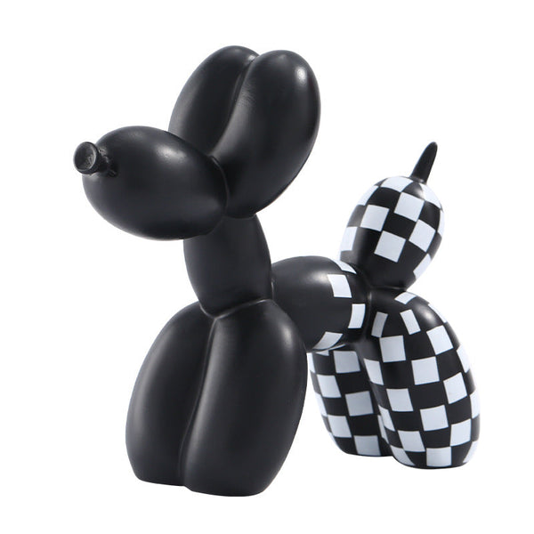 Fluid Balloon Dog Resin Ornaments Creative Living Room Home Artifact Desktop Sculptures & Figurines