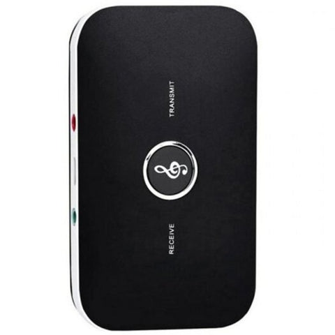 B6 2 In 1 Bluetooth Adapter Receiver Transmitter Black