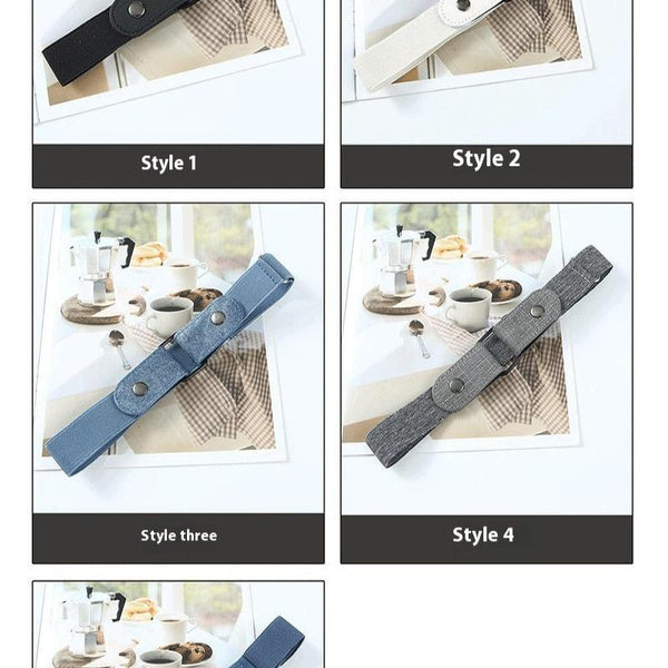 Womens Elastic Non Porous Decorative Jeans Belt Suitable For Various Styles Belts