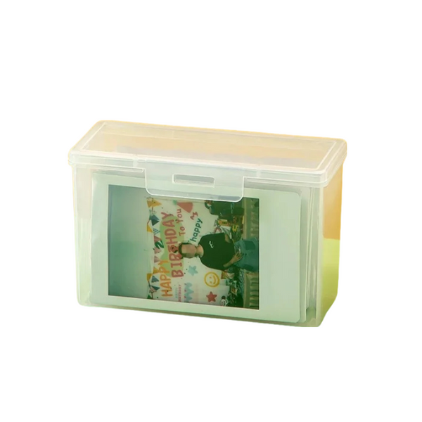Storage Box For Photocards Collection Organiser 10.5X4.6X6.6Cm Organisation Storage Boxes