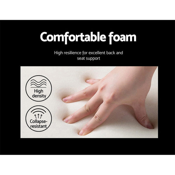 Artiss Set Of 4 Padded Dining Chair Black Dining Chairs