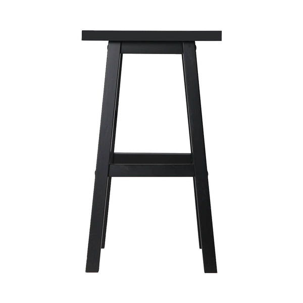 Artiss Set Of 4 Beech Wood Bar Stools Black Benches Bar Stools
