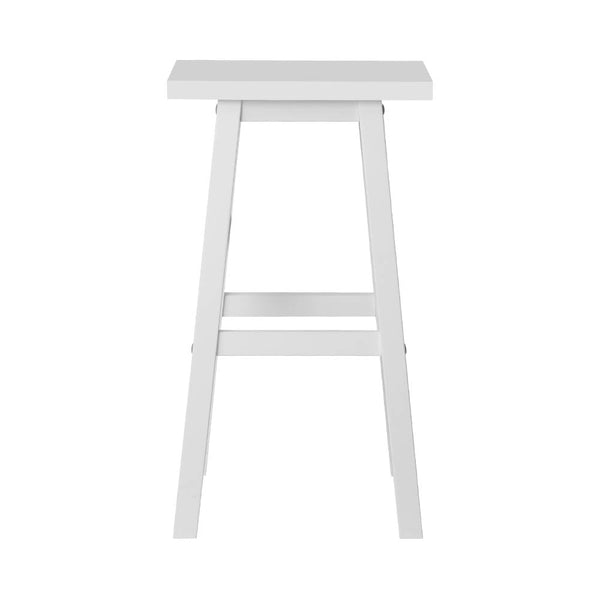 Artiss Set Of 2 Beech Wood Bar Stools White Benches Bar Stools