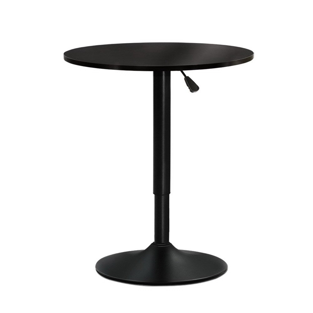 Artiss Bar Table Kitchen Tables Swivel Round Metal Black Bar Tables