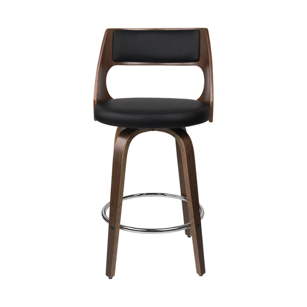 Artiss Set Of 2 Bar Stools Pu Leather Black And Benches Bar Stools