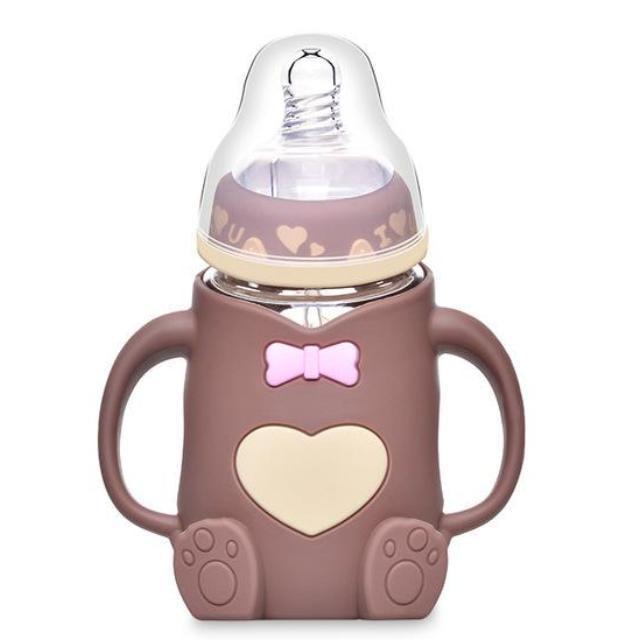 Little One Bear Glass Bottle Baby Bottles