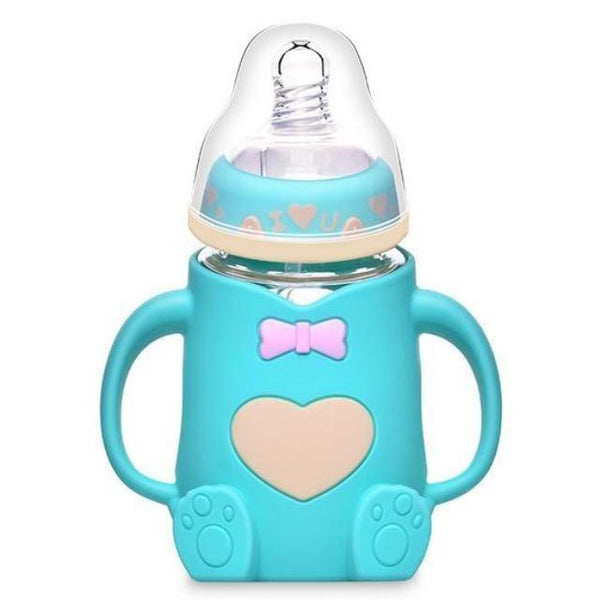 Little One Bear Glass Bottle Baby Bottles