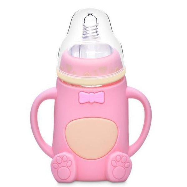 Little One Bear Glass Bottle Baby Bottles