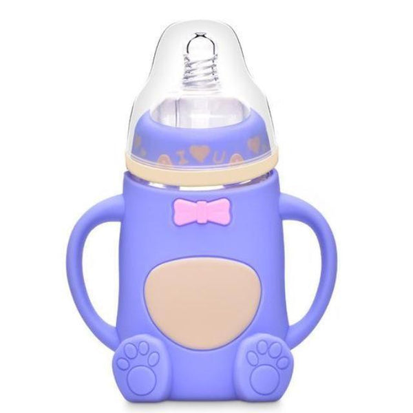 Little One Bear Glass Bottle Baby Bottles