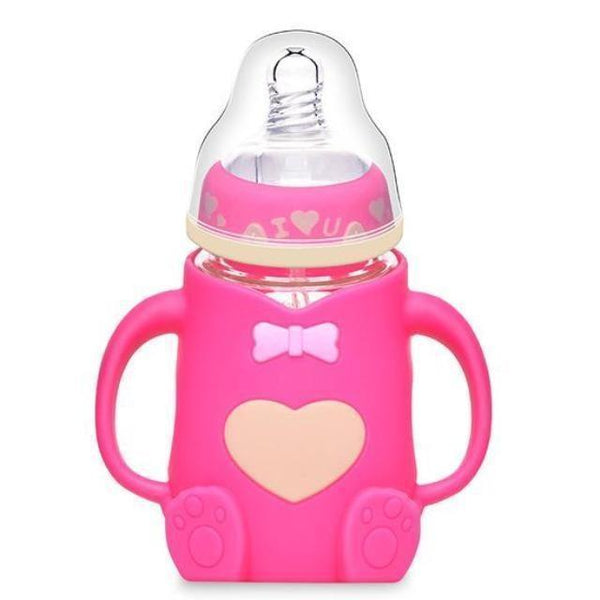 Little One Bear Glass Bottle Baby Bottles