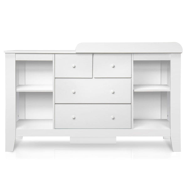 Keezi Little One Change Table Tall Boy Drawers Dresser Chest Storage Cabinet White Dressers & Chests Of Drawers