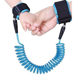 Baby Child Anti Lost Safety Wrist Link Harness Strap Rope Leash Walking Hand Belt Band Wristband For Toddlers Blue