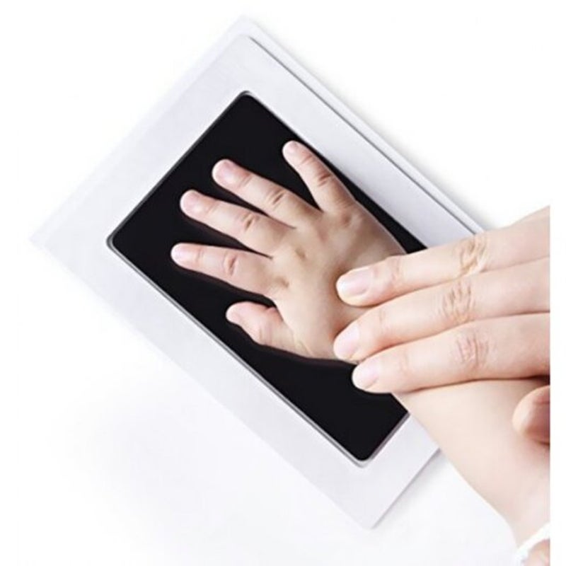 Little One Footprint Handprint Black Ink Pad Keepsakes Diy Kit Baby Keepsakes