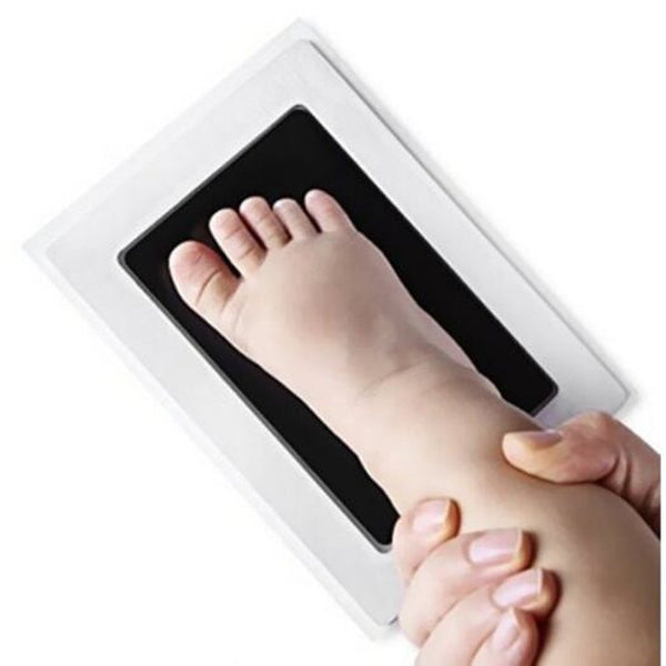 Little One Footprint Handprint Black Ink Pad Keepsakes Diy Kit Baby Keepsakes