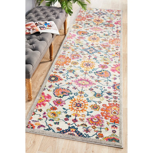 Babylon 208 Multi Runner By Rug Culture 500X80cm Rugs