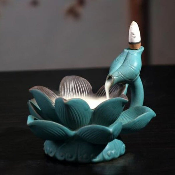 Back Home Decoration Ornaments Tea Ceremony Incense Road Furnace Blue Aromatherapy