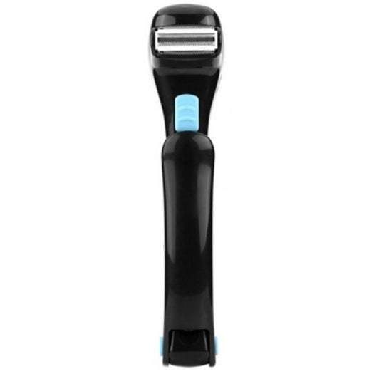 Electric Shavers Back Hair Razor Cordless 180 Degrees Folding Body Trimmer Removal Tool Clippers & Trimmers
