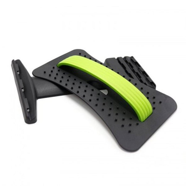 Back Stretcher Waist Relax Mate Lumbar Stretching Device With 3 Levels Workout Support Purple Massagers