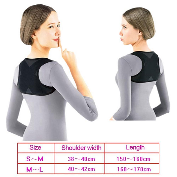 Supports Braces Expandable Back Posture Flexible Shoulder Correction