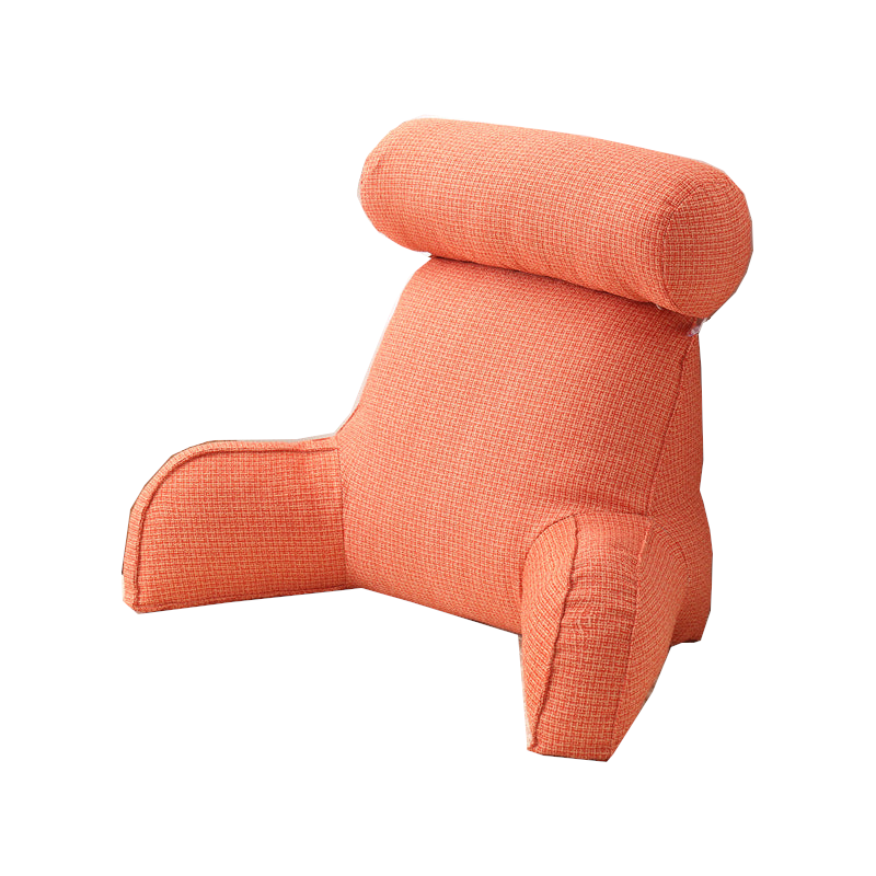 Back Cushion Backrest With Arm Neck Pillow Lumbar Support Reading
