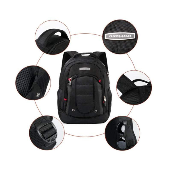 Laptop Backpack 15.6 Inch Laptops Tablets Storage Bag Usb Charging Port Combination Lock Laptop Cases & Bags