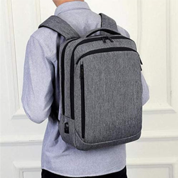 Backpack For Men Casual Oxford Cloth Waterproof Luxury Bagpack Usb Charging Business Rucksack Laptop 15.6-Inch