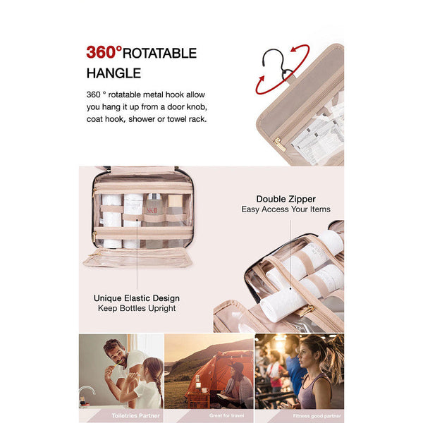 Hanging Makeup Toiletries Cosmetic Hook Travel Bag Organiser Makeup Bags & Cases