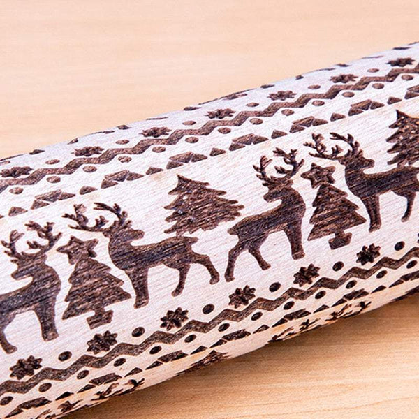 Embossed With Patterns Baking Tools Rolling Pins