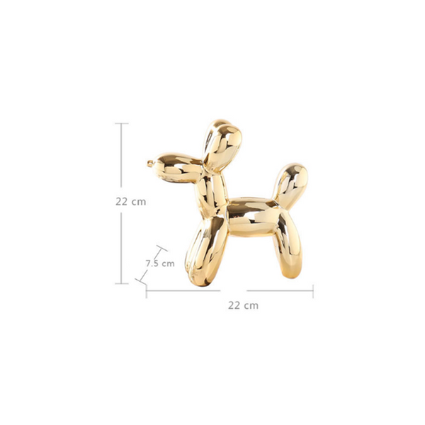 Balloon Dog Money Bankunique Ceramic Piggy With High Gloss Finish Gold Money Boxes