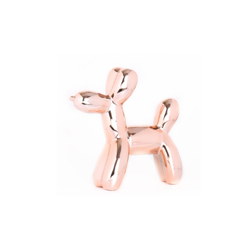 Balloon Dog Money Bankunique Ceramic Piggy With High Gloss Finish Rose Gold Money Boxes