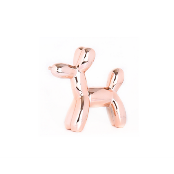 Balloon Dog Money Bankunique Ceramic Piggy With High Gloss Finish Rose Gold Money Boxes