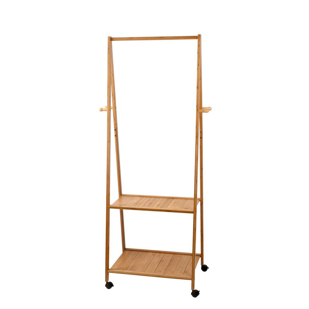 Artiss Bamboo Hanger Stand Clothes Rack Display Shelf Garment Racks