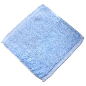 Bamboo Fiber Beauty Face Cloth Comfortable Wood Towel Small Squares Blue Angel