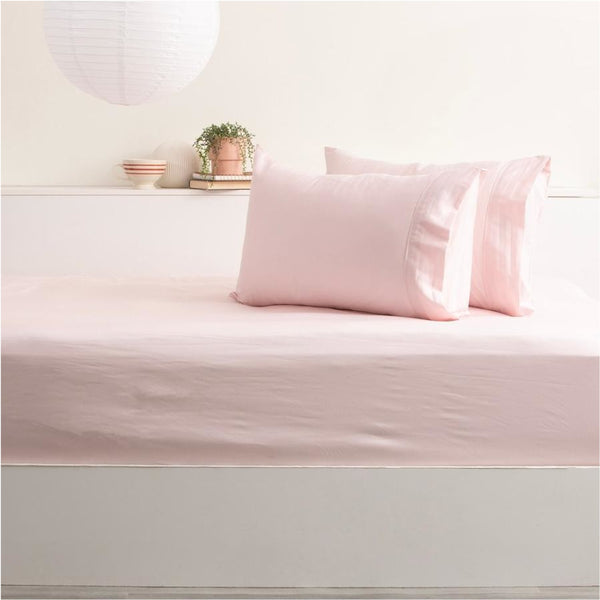 Bamboo Cotton 500 Thread Count Peach Sheet Sets By Park Avenue King Single Sheets